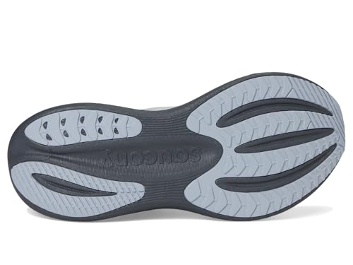 Saucony Men's Triumph 23 Sneaker, Grey/Shadow, 12