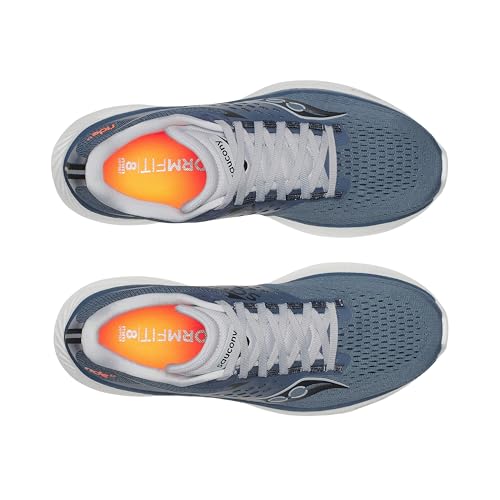 Saucony Men's Ride 17 Sneaker, Mirage/Black, 12