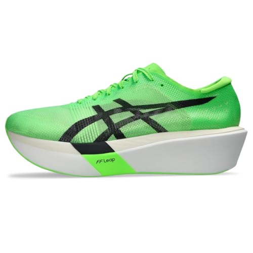ASICS Unisex METASPEED Sky Tokyo Running Shoes, 10.5M / 12W, Green Gecko/Black