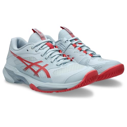 ASICS Women's Solution Speed FF 4 Tennis Shoes, 12, Sky/Sienna