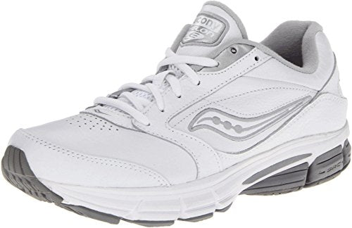 Saucony Women's Echelon LE2-W, White/Silver, 5 W US