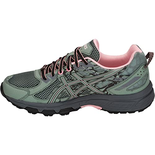 ASICS Women's Gel-Venture 6 Trail Running Shoes, 11, Slate Grey/Frosted Rose