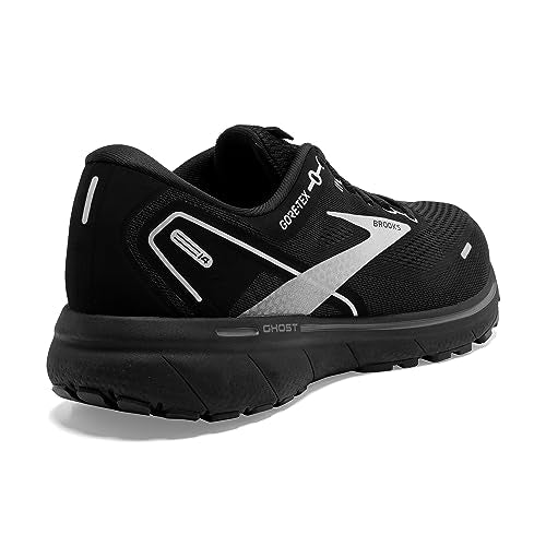 Brooks Men's Ghost 14 GTX Waterproof Neutral Running Shoe - Black/Black/Ebony - 8.5 Medium