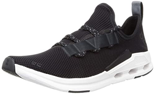 On Men's Cloudeasy Sneakers, Black/Rock, 7.5 Medium US