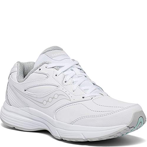 Saucony Women's Integrity Walker 3 Walking Shoe, White, 8.5 Wide