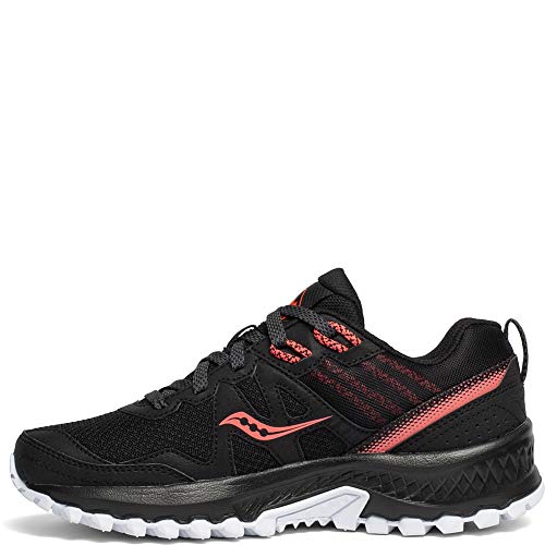 Saucony Women's Excursion TR14 Black/Coral Running Shoe 7.5 M US