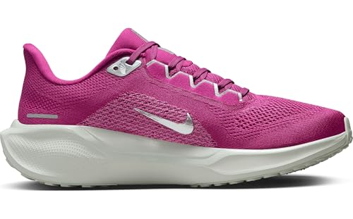 Premium Women's Pegasus 41 (500 - Hot Fuchsia/Metallic Silver-Light Silver) by Nike