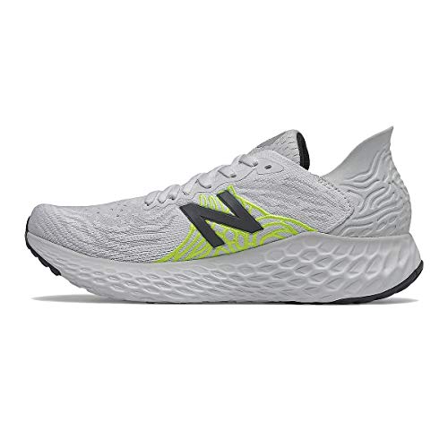 New Balance Women's Fresh Foam 1080 V10 Running Shoe, Light Aluminum/White/Lime Glo, 10 W US
