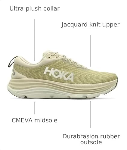 Hoka Men's Gaviota 5 Oyster Mushroom/Truffle Salt 10 Medium - alternate view 3