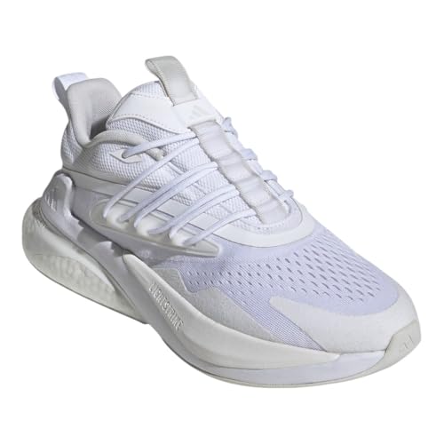 Adidas Men's Alphaboost V2, White/Crystal White/Grey, 9.5