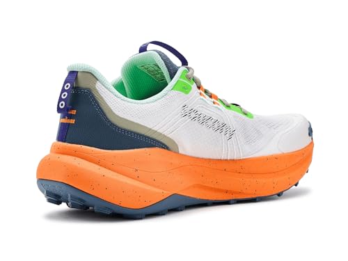 Saucony Men's Xodus Ultra 4 Sneaker, White/Tumeric, 11.5