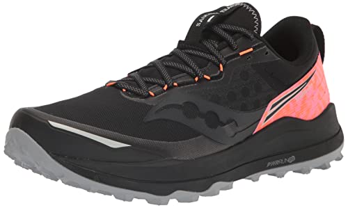 Saucony Men's Xodus Ultra 2 Sneaker, Black/Viziornge, 7