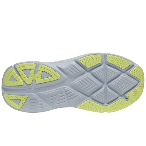 Saucony Women's Guide 18 Sneaker, White/Ice Melt, 10 Wide