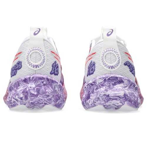ASICS Women's Noosa TRI 16 Running Shoe, 9.5, White/EDO Purple