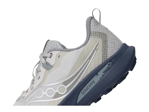 Saucony Men's Peregrine 15 Sneaker, Artic/Navy, 8