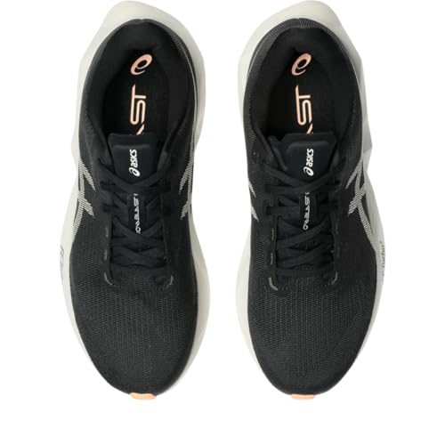 ASICS Men's NOVABLAST 6 Running Shoes, 7.5, Black/Khaki