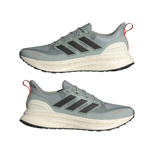 adidas Men's Ultrarun 5 Trail, Wonder Sage/Black/Dusky Orange, 10.5