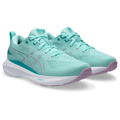 ASICS Kid's Gel-Kayano 31 Grade School Running Shoes, 6.5, Illuminate Mint/Light UBE