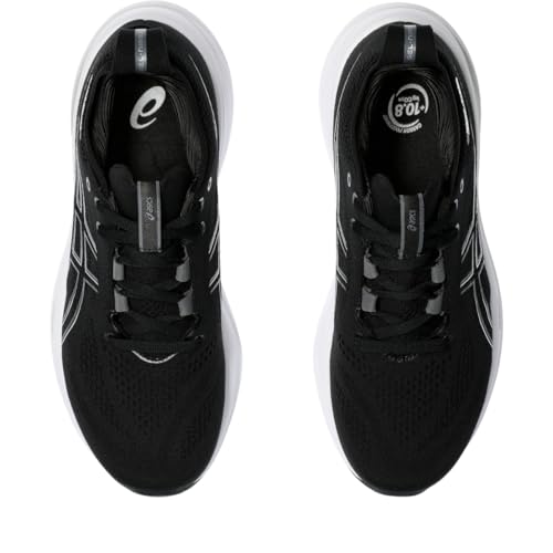 ASICS Women's Gel-Nimbus 26 Running Shoe, 10, Black/Graphite Grey