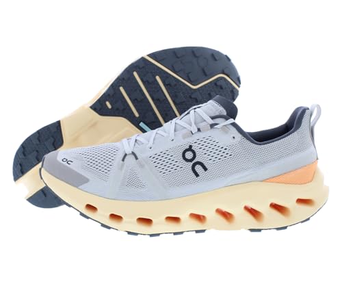 On Mens Cloudsurfer Trail Silver/Blonde 11.5 Medium