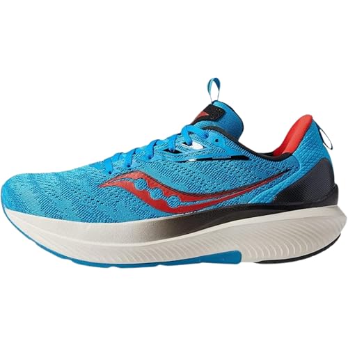 Saucony Men's Echelon 9 Sneaker, Ocean/Redrock, 10