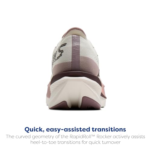 Brooks Women’s Hyperion Max 4 Neutral Running Shoe - Coconut/Raisin/Pink - 7 Medium