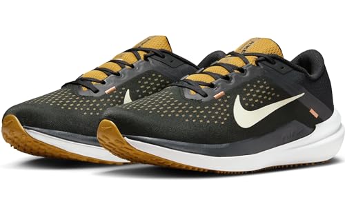 Nike Men's Running Shoes, Black Olive Aura Bronzine Amber Brown, 11 US