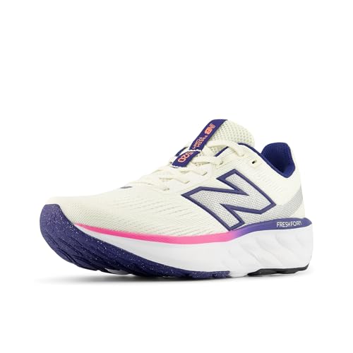 New Balance Women's Fresh Foam 520 v9 Running Shoe, Angora/Blue Oyster, 11