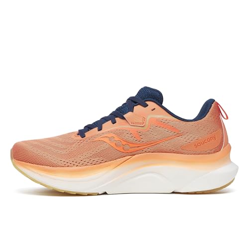 Saucony Men's Tempus 2 Sneaker, Rust/Navy, 11