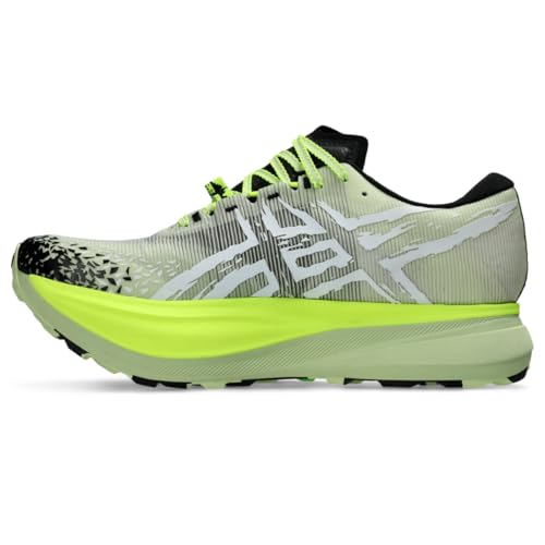 ASICS Unisex METAFUJI Trail Running Shoes, 10.5M / 12W, Cool Matcha/Black