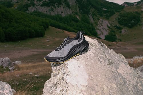 KEEN Men's Roam Breathable Lightweight Comfortable Trail Running Shoes, Black/Magnet, 7.5