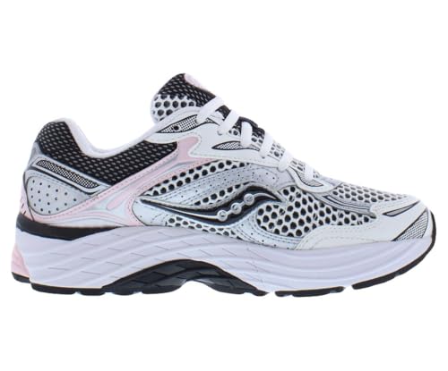 Saucony ProGrid Omni 9 Unisex Shoes Size 6.5, Color: Silver/Pink-Silver