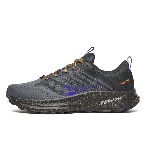 Saucony Men's Ride Tr2 Sneaker, Carbon/Black, 11