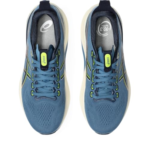 ASICS Men's Gel-Kayano 32 Running Shoes, 8, Winter SEA/Midnight