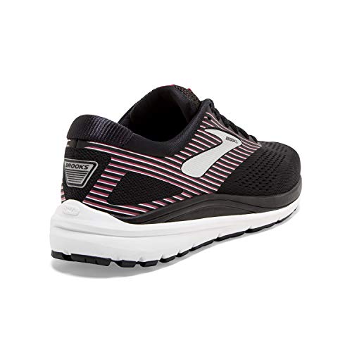 Brooks Women's Addiction 14 Road Running Shoe - Black/Hot Pink/Silver - 5 Wide