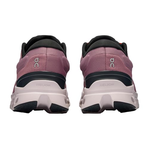 On Women's Cloudstratus 3 Running Shoes Sneakers (Quartz - Lily, US Footwear Size System, Adult, Women, Numeric, Medium, 10)