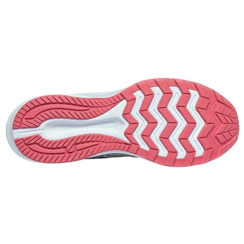 Saucony Women's Cohesion 16 Sneaker, Concrete/Ember 9