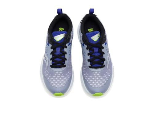 Saucony Ride Kdz Grey/Black/Blue 055 Width-M
