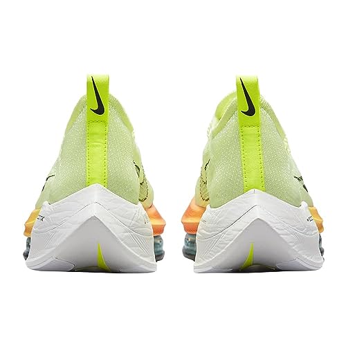 Nike Damen Air Zoom Alphafly Next Sneaker, Barely Volt Black Hyper Orange, 2.5 UK