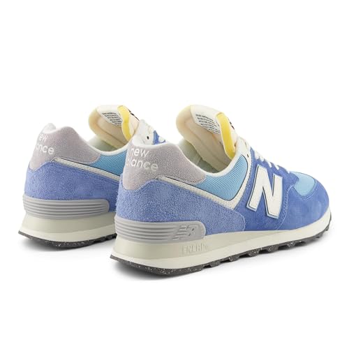 New Balance Unisex 574 V2 70s Racing Sneaker,Blue Laguna/Sea Salt,Men 11 / Women 12.5