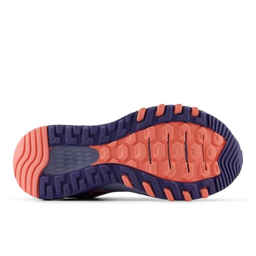 New Balance Women's 410 V8 Trail Running Shoe, Dream State/Sunfade Red/Dusk Shower, 6 M