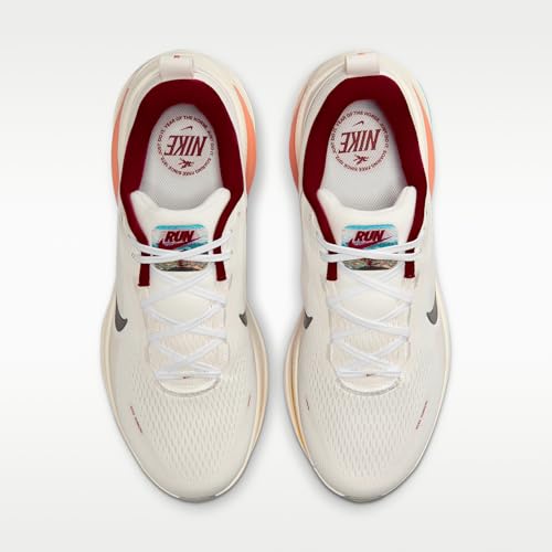 Nike Vomero 18 Men's Road Running Shoes (White/Phantom/Team Crimson/Dark Hazel) Size 10.5