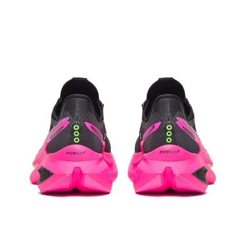 Saucony Women's Endorphin Pro 5 Sneaker, Black/Shock, 8