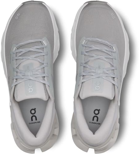 On Running Cloudflyer 5 Men's Impact-Absorbing Road Running Trainers (Gray White, US 11.5)