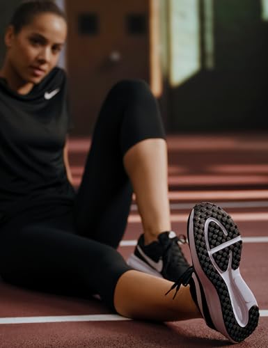 Nike Women's Revolution 8 Road Running Shoes, Black/White-Iron Grey, 12