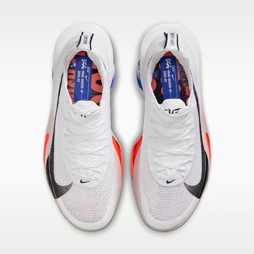 Nike Alphafly 3 Men's Road Racing Shoes (White/Platinum Violet/Silt Red/Black) Size 9.5