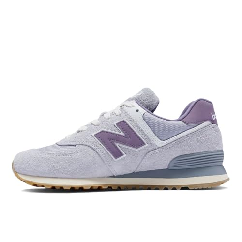 New Balance Unisex-Adult 574 V2 Unisex Sneaker, Rain Cloud/Grey, Men 5 M/Women 6.5 W