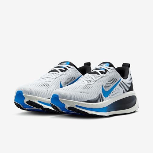 Nike Vomero 18 Men's Road Running Shoes (IB7722-100, White/Black/Sail/Photo Blue) Size 10