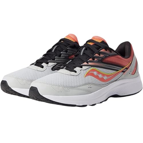 Saucony Women's Cohesion 15 Running Shoe, Fog/Sunstone, 6.5