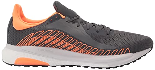adidas,Mens,Solar Glide ST,Grey/Black/Screaming Orange,10